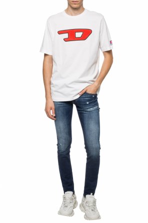 Logo-embroidered t-shirt, zdjęcie 2 Logo-embroidered t-shirt od Diesel